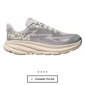 Hoka Gray Clifton 9s